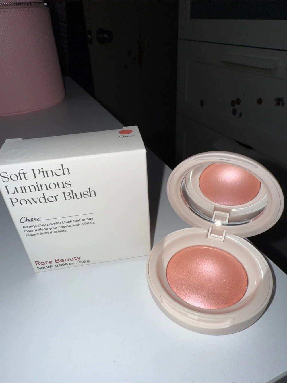 Rare Beauty Soft Pinch Luminous Powder Blush - Cheer (Peach)